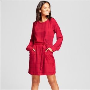 A new Day Red Long Sleeve Dress XS